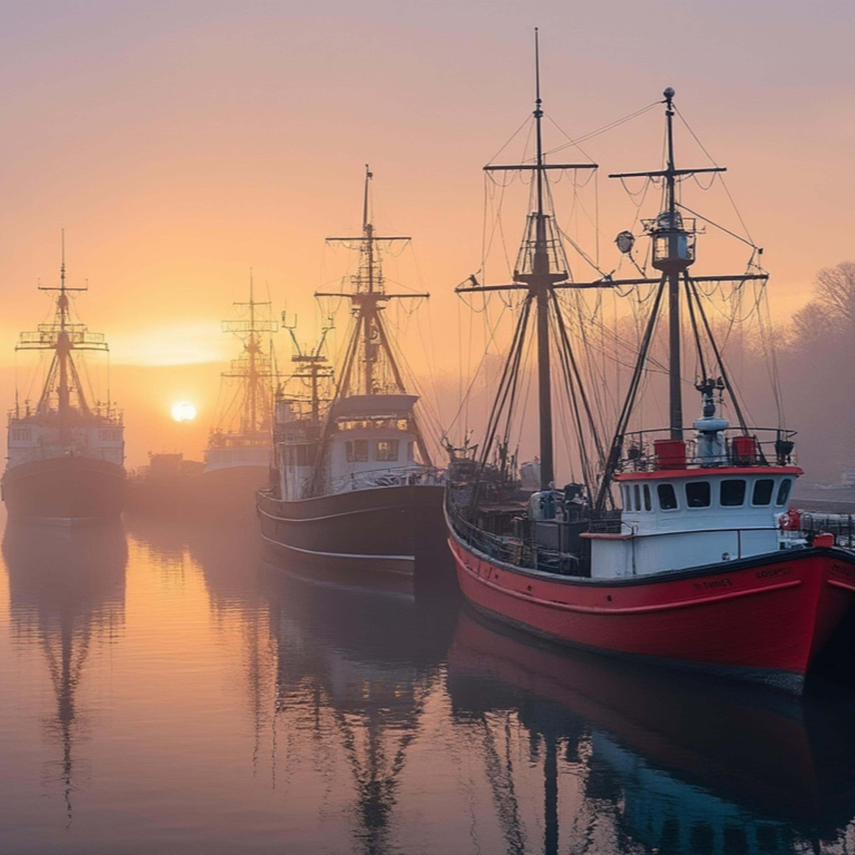 Fishing Boat Harbor - 10 Hours Sleep Sound