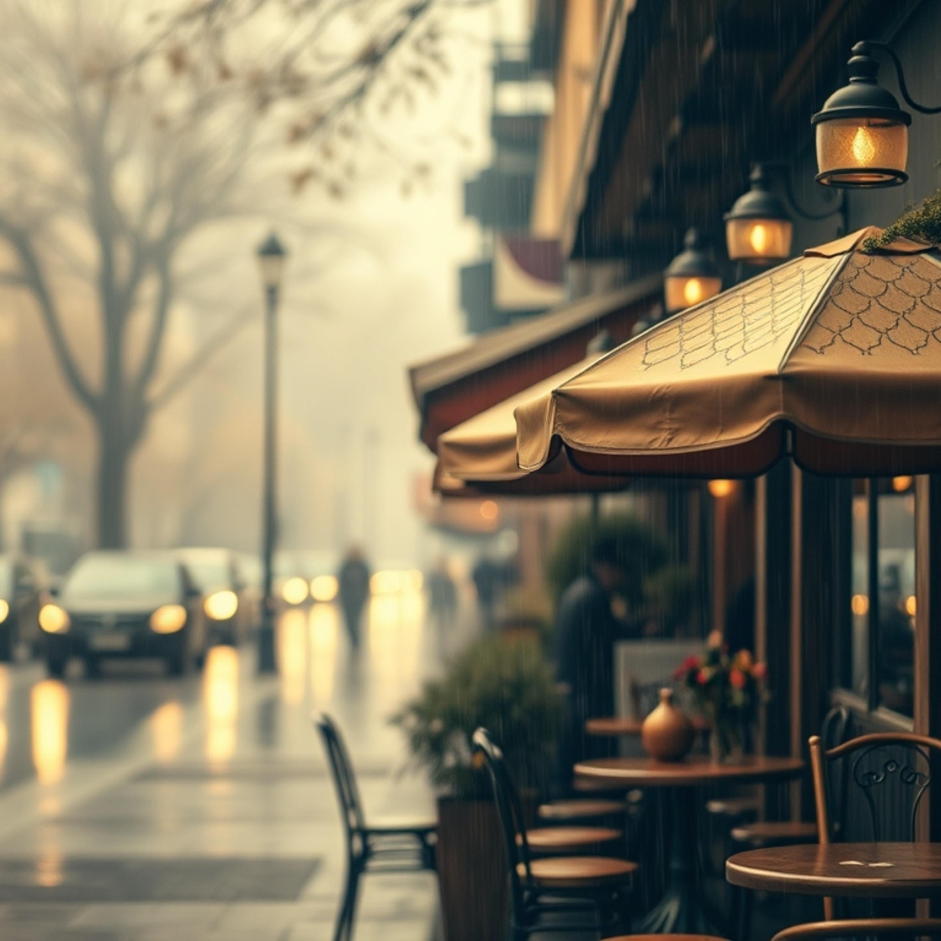 Rainy Street Cafe - 10 Hours Sleep Sound